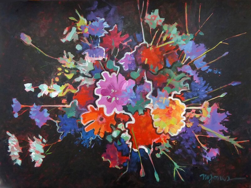 impressionism impressionist van gogh vincent wildflowers mjonesart