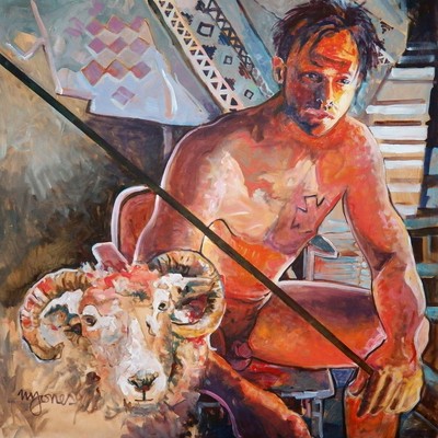 male nude, Oklahoma artist, oklahoma artist, Saint John, 