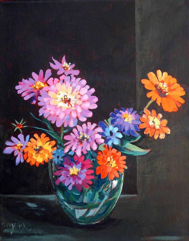 impressionism impressionist van gogh vincent wildflowers mjonesart